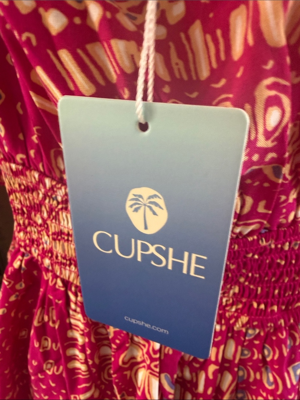 Cupshe Pink Multicolor Printed Beach Cover-Up - Picture 8 of 13